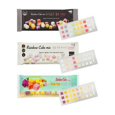 레인보우 큐브 MIX 3종 SET(블랙칼슘과채), 1개