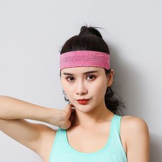 運動髮帶，吸汗防滑，多色可選, 藍色【輕巧透氣/舒適無感】,24*4.5cm, 1個