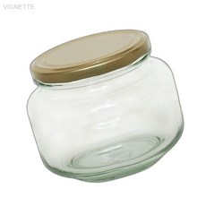 L형 원형 유리 저장용기 250ml 미니멀키친 수제청유리병 핸 답례품포장용기 환경호르몬안심, 1개