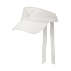 캘러웨이 2026 우먼스 달리아 바이저 썬캡, 화이트베이지