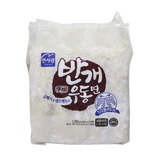 (냉동)면사랑 반개우동면(곱배기용)1250g dhy*11379aa, 1개, 1250g
