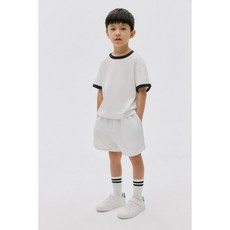 H&M 브랜드관 COOLMAX® 저지 쇼츠 화이트 1325681003