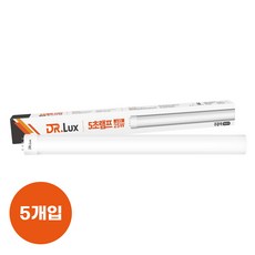 닥터룩스 5초램프 LED 형광등 25W 교체형, 5개