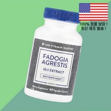 더 더비타민쇼피 맨즈 남성 남자용 파도기아 아그레스티스 식물성캡슐 60정 600mg The Vitamin Shoppe Men's Fadogia Agrestis 60 Vegeta, 더 더비타민쇼피 맨즈 남성 남자 파도지아 아그레스티스, 1