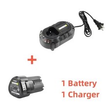WORX Kress용 전기 공구 배터리 100 오리지널 2000mAh 12V WA3506 WU127 WU128 WU130 WU131X WU132 WU280 WX128 WX129 W, [02] 1Battery 1Charger