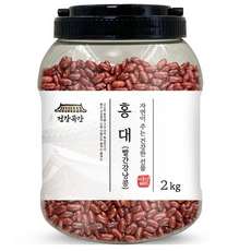건강곡간 홍대 빨간강낭콩 통, 2kg, 1개