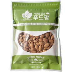 푸드팜 생 아몬드 캘리포리아, 1개, 500g