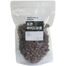 럭키플랜트 하이드로볼 식물 다육이 흙 고온, 500ml, 1개