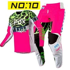 바이크 오토바이 레이싱 슈트 의류 복장 옷 NEW 2021 RAPIDLY FOX 180360 enduro motocross jersey and pants mx gear set, S-30, NO10