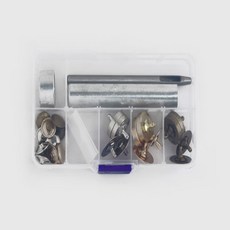 해피베어스 리벳형 자석단추 + 기구 풀세트 18mm, 혼합색상, 1개