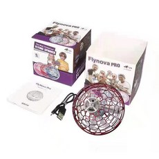 Flynova PRO 飛行旋轉玩具 LED燈光 耐用材質 戶外室內皆宜, 紅色球, 1個