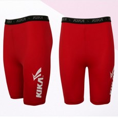 키카 태클팬츠 축구 이너웨어 레깅스 태클팬티 레드