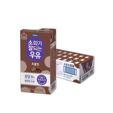 매일 소화가잘되는우유 초콜릿 멸균, 190ml, 24팩