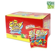 단체간식 선물용 젤리 젤리빈 과일맛 20g 40개입 사무실 과자, 1g, 1개