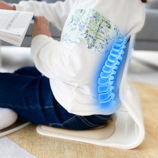 쿠션체어 아기좌식의자 유아좌식의자 바른자세, 베이지, 쿠션체어 1개