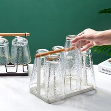 건조 수납 주방 걸이 홀더 물받이포함 컵 트레이 정리 66282ea 1(PC), 색상, 1개