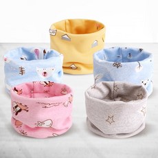 겨울용 도톰한 아동 넥워머 (5P 1Set)