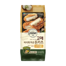 CJ 고메 바삭튀겨낸 모짜렐라돈카츠, 450g, 3개