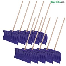 원터치 광폭 넉가래 (보라) 10개 셋트 눈밀대 540x1830mm 눈치우는 삽, 1개