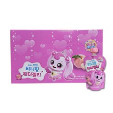 티니핑 워터젤리 복숭아맛 110ml X 10개입 (1박스) 복숭아주스 복숭아젤리 아이간식 [아이스박스포함]