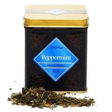 다질리언 페퍼민트 허브차 캔, 40g, 2개입, 1개
