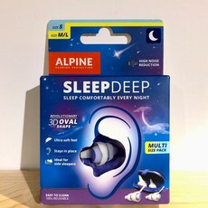 吉他好朋友 Alpine Sleep Deep 深層睡眠抗噪耳塞，舒適降噪，提升睡眠品質, 1個