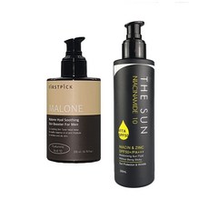 쉬미리 남성 남자 화장품 스킨 향수 퍼퓸 선 썬 크림 히알, 말론스킨+더선