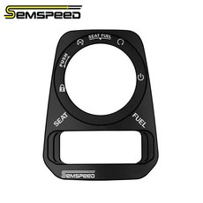 SEMSPEED 오토바이 열쇠 구멍 장식 커버 FORZA 350 -2025 HONDA ADV 22 25 용 점화 스위치 뚜껑, black