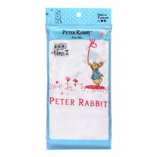 台灣製 PETER RABBIT 彼得兔紗布長巾運動巾 33 x 85cm, 雲朵粉, 1個