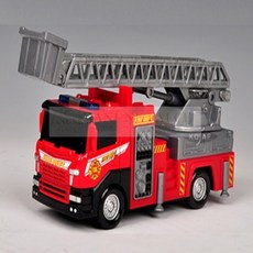 재넌 트럭 프라모델 모형 사다리차 미니어처 7.5인치 사다리차장난감 키덜트, 1개