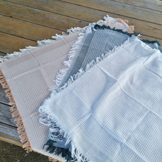 블랭킷 테이블보 담요 소파커버 얇은 캠핑 피크닉매트 90x90cm