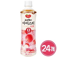 동원보성홍차 아이스티 제로 복숭아, 500ml, 24개