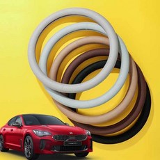 다온샵 스팅어핸들커버 땀흡수핸들커버 스팅어 핸들커버 쿨메쉬 땀흡수 핸들커버, 매쉬 D컷 - 블랙, 1개