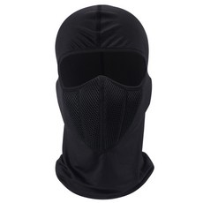 발라크라바 웜 마스크 풀 페이스 겨울 사계절 통기성 스키 마스크 오토바이 사이클링 자전거 스카프 모자 카스코 모토 헬멧 후드, 17266 -1-17266 bk, 1개