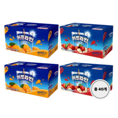 카프리썬 2가지 맛 (오렌지 20개 + 사과 20개), 200ml