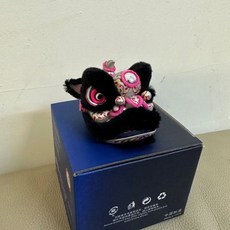 好貨特惠 迷你醒獅國潮醒獅汽車車載擺件 迷你可愛尺寸8cm招財車內個性, 黑色, 1個