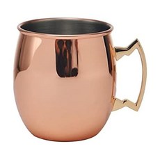 Houdini 구리 도금 플레인 모스크바 뮬 머그 532.3ml(18온스), 18 Ounces