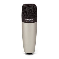 삼손 C01 대형 다이어프램 콘덴서 마이크 SAMSON C01 Large-Diaphragm Condenser Microphone, 마이크만, 은