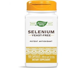 NATURE'S WAY 일본직구 Natures WaySelenium 200mcg. 100캡슐, 1개