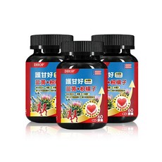 DHOP 薑黃+枳椇子 加強版 保健食品 60粒/瓶, 1個, 單瓶體驗裝, 60顆