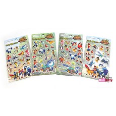 정글에서 살아남기 신나는 탐험 스티커 1P (랜덤)