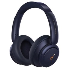 앤커 사운드코어 라이프 Q30 여러 모드가 있는 하이브리드 액티브 노이즈 캔슬링 헤드폰 고해상도 사운드 앱을 통한 맞춤형 EQ 50시간 재생 시간 편안한 착용감 멀티포인트 연결, A3028, 네이비