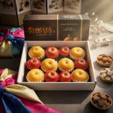 요즘과일 명절선물 명품 사과 배 혼합 선물세트 6kg, 1박스