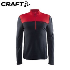 CRAFT 男 長袖拉鏈中層衣