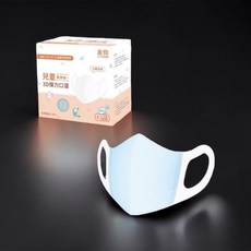 友你*康匠 兒童立體彈性棉口罩 (慵懶貓 羅伯兎 甜點車車), 兒童立體藍色-彈性棉, 1個, 50片