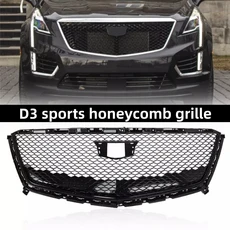 캐딜락 XT5 2016-2023 차량 전면 범퍼 환기 그릴, 03 Honeycomb Black