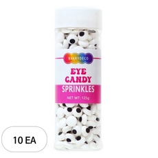 베이크리데코 아이캔디 스프링클, 125g, 10개