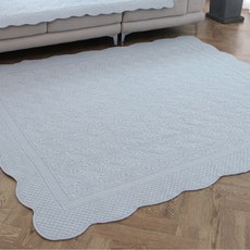 모달 수팍 순면 사계절 워싱 스프레드 쇼파패드 카페트, 그레이