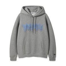 와키윌리 와키 체인스티치 타이포 후드 그레이 364099