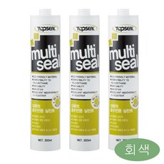 탑씰 Multi-Seal 다목적 변성 실리콘 회색 + SAZAYA노줄, 3개